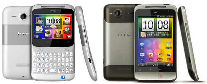 HTC Handsets with Twitter and Weibo button HTC Handsets with Twitter and Weibo button