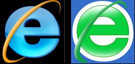 IE & Qihoo icon side-by-side